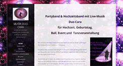 Desktop Screenshot of duo-cara.de